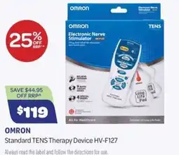 Health Save Omron Standard TENS Therapy Device HV-F127 offer
