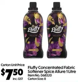 C-Store Distribution Fluffy Concentrated Fabric Softener Spice Allure offer