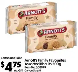 C-Store Distribution Arnott's Family Favourites Assorted Biscuits offer
