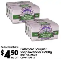C-Store Distribution Cashmere Bouquet Soap Lavender offer