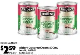 C-Store Distribution Trident Coconut Cream offer