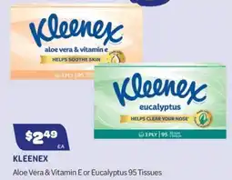 Health Save Kleenex Aloe Vera & Vitamin E or Eucalyptus offer