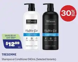 Health Save TRESemmé Shampoo or Conditioner offer