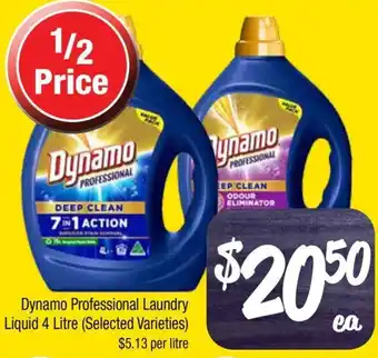 Farmer Jack's Dynamo Professional Laundry Liquid offer