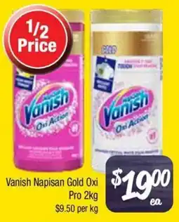 Farmer Jack's Vanish Napisan Gold Oxi Pro offer