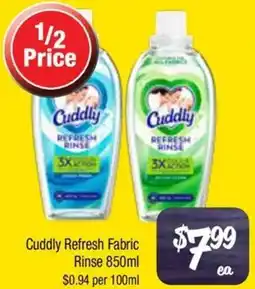 Farmer Jack's Cuddly Refresh Fabric Rinse offer