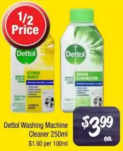 Farmer Jack's Dettol Washing Machine Cleaner offer