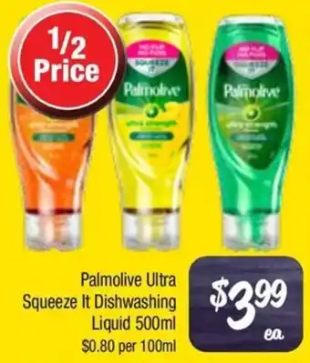 Farmer Jack's Palmolive Ultra Squeeze It Dishwashing Liquid offer