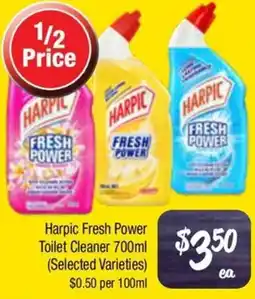 Farmer Jack's Harpic Fresh Power Toilet Cleaner offer