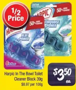 Farmer Jack's Harpic In The Bowl Toilet Cleaner Block offer