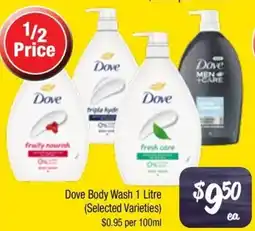 Farmer Jack's Dove Body Wash offer