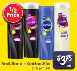 Farmer Jack's Sunsilk Shampoo or Conditioner offer