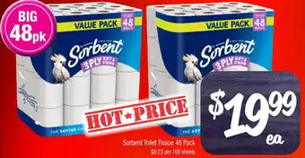 Farmer Jack's Sorbent Toilet Tissue offer