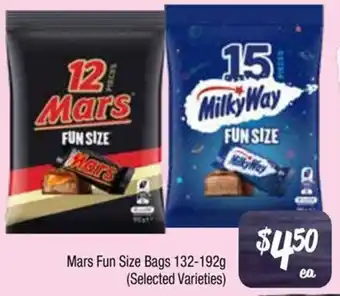 Farmer Jack's Mars Fun Size Bags offer