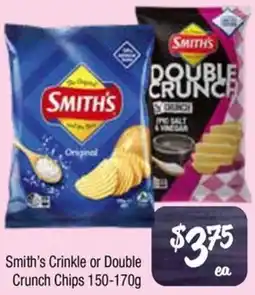 Farmer Jack's Smith's Crinkle or Double Crunch Chips offer