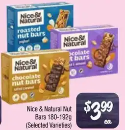 Farmer Jack's Nice & Natural Nut Bars offer