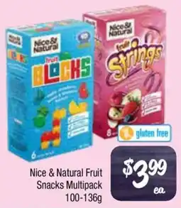 Farmer Jack's Nice & Natural Fruit Snacks Multipack offer