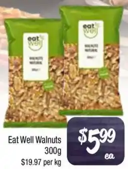 Farmer Jack's Eat Well Walnuts offer