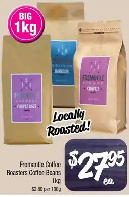 Farmer Jack's Fremantle Coffee Roasters Coffee Beans offer