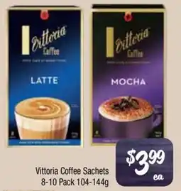 Farmer Jack's Vittoria Coffee Sachets offer