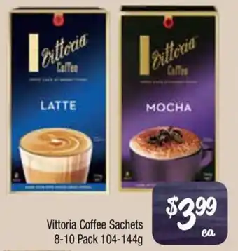 Farmer Jack's Vittoria Coffee Sachets offer