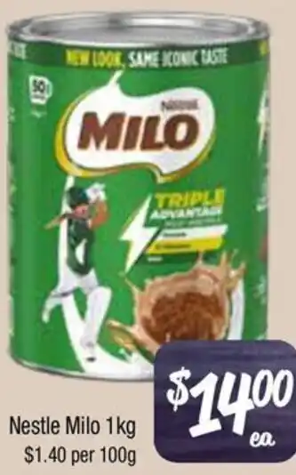 Farmer Jack's Nestle Milo offer