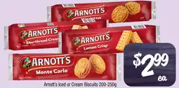 Farmer Jack's Arnott's Iced or Cream Biscuits offer