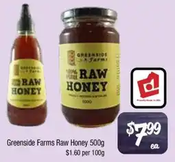 Farmer Jack's Greenside Farms Raw Honey offer