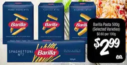 Farmer Jack's Barill Barilla Pasta offer