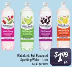 Farmer Jack's Waterfords Full Flavoured Sparkling Water offer