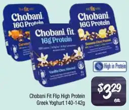 Farmer Jack's Chobani Fit Flip High Protein Greek Yoghurt offer