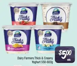 Farmer Jack's Dairy Farmers Thick & Creamy Yoghurt offer
