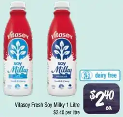 Farmer Jack's Vitasoy Fresh Soy Milky offer