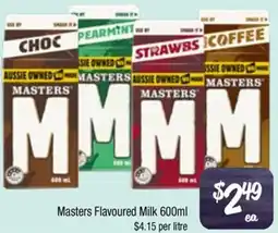 Farmer Jack's Masters Flavoured Milk offer