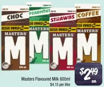 Farmer Jack's Masters Flavoured Milk offer