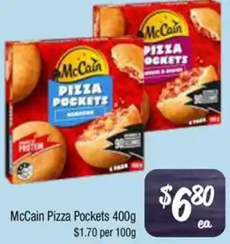 Farmer Jack's McCain Pizza Pockets offer