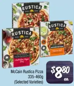 Farmer Jack's McCain Rustica Pizza offer