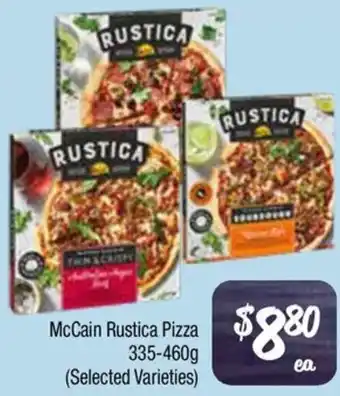 Farmer Jack's McCain Rustica Pizza offer