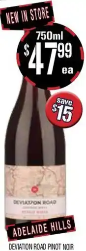 Farmer Jack's Deviation road pinot noir offer