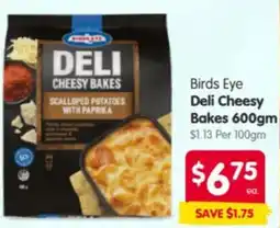 Spar Birds Eye Deli Cheesy Bakes offer