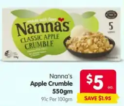 Spar Nanna's Apple Crumble offer