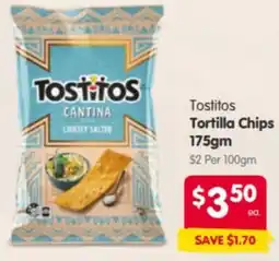 Spar Tostitos Tortilla Chips offer