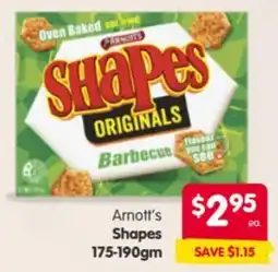 Spar Arnott's Shapes offer