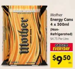 Spar Mother Energy Cans offer