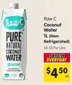 Spar Raw C Coconut Water offer