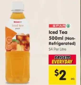 Spar Iced Tea offer