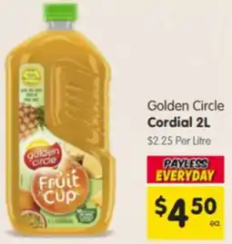 Spar Golden Circle Cordial offer