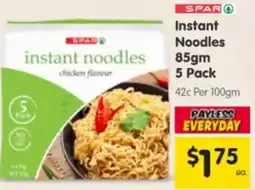 Spar Instant Noodles offer