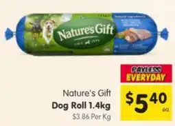 Spar Nature's Gift Dog Roll offer
