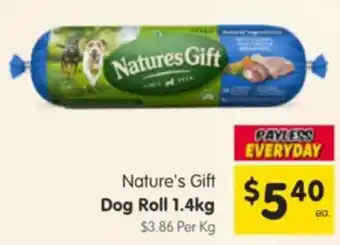 Spar Nature's Gift Dog Roll offer